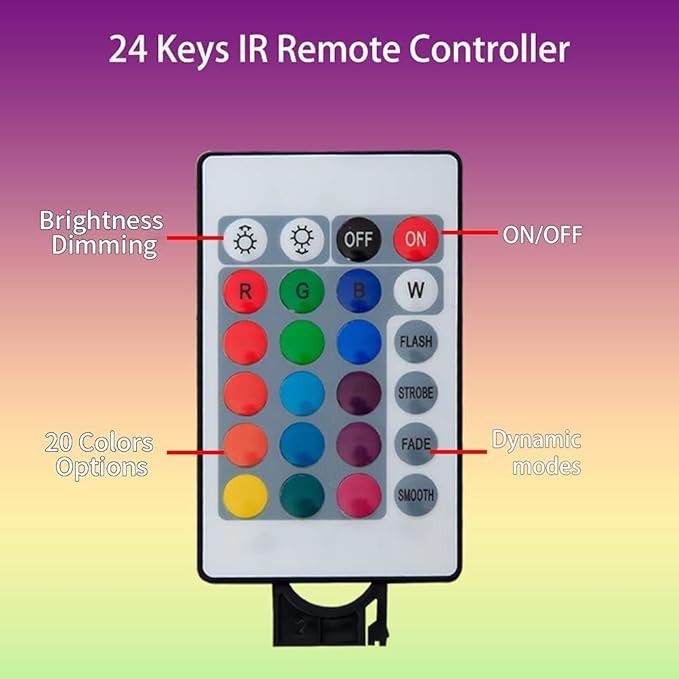 KUMQUAT RGB LED Strip Lights TV Backlight 5V USB Multicolor LED Light Strips 6.56ft/2M Color Changing Strip Kit with Remote for TV PC Mirrow Party Decoration Mood Lighting