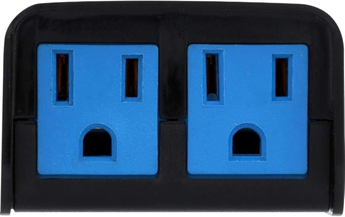 Westek SMARTPLUG2A WiFi Enabled 2-Outlet Outdoor Plug-in Timer, Black