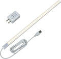LED Motion Sensor Under Cabinet Lights, 17 inch Plug in Closet Light, USB Corded LED Light Bar, Under Counter Lighting for Kitchen,Wardrobe,Sink,Workspace,Natural White (4000K)