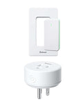 Remote Control Outlet Plug Switch, Buckle Design & Removable Wireless Light Switch, No Wiring Needed, 300 ft, 15A/1500W, Programmable, for Household Appliances