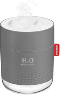 Portable Mini Cool Mist Humidifier, 500ml USB Personal Desktop Humidifier for Baby Bedroom Travel Office Home, Auto Shut-Off, 2 Mist Modes, Super Quiet, Gray