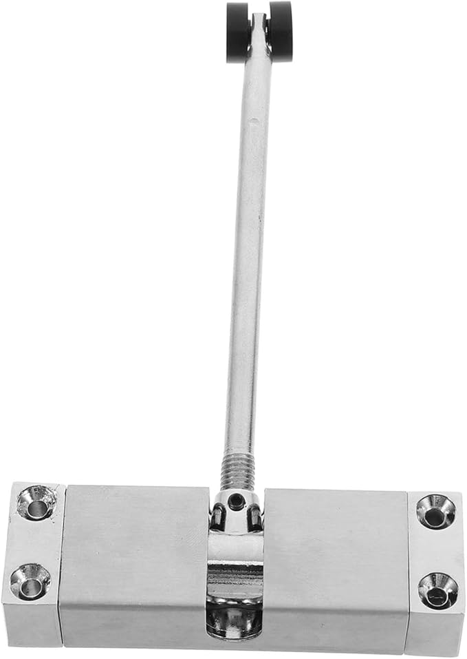 DOITOOL Heavy-Duty Stainless Steel Automatic Door Closer Adjustable Closing Mechanism for Residential and Commercial Use Spring-Loaded Design 1-Pack