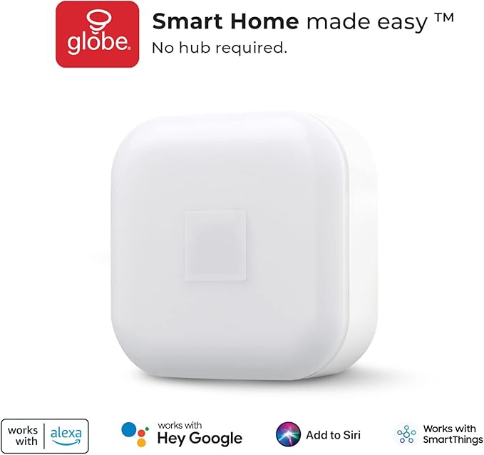 GLOBE Electric Wi-Fi Smart Ambient Night Light with Motion Detection, No Hub Required, Voice Activated, Multicolor Changing RGB, Tunable White 2000K - 5000K