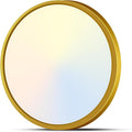 zemty 15" LED Flush Mount Ceiling Light, 30W Dimmable 5CCT (3000K–6500K) Gold Round Fixture | Bright Low-Profile Lighting for Bedroom, Kitchen, Hallway, Living Room-1Pack