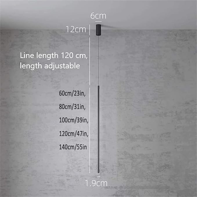 Modern Chandelier Geometry Line Strip Hanging Light, Led Chandelier, Living Room TV Wall Decor LED Pendant Lamps, Ceiling Lights Fixtures for Kitchen, Bedroom, Study Room(White Lig