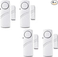 4 Pack Door Window Alarm,Home Magnetic Sensor Alarm,Home Security System Alert, Door Sensor Alert for Kids Safety Toddler, House, Office