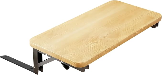 Floating Bedside Shelf - Foldable Nightstand Organizer Desk, Non Slip Bedside Storage Tray, Minimal Room Decor Platforms| Practical Sleep Area Solution for Bedroom Hotel Apartment Rental College