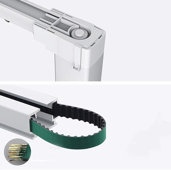 Automatic Curtain Opener with Hover Function,Smart Electric Curtain Opener Rod with Remote Control,Curtain Motor Track System (13.12ft)