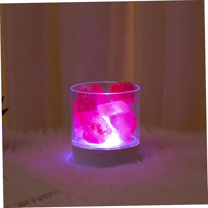 DOITOOL 1pc Natural Shape USB Night Light for Relaxing Atmosphere for Home Decor Christmas Weddings and Parties