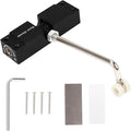 Automatic Door Closer, Safety Spring Door Closer Adjustable Self Closing Door Hinge Zinc Alloy Door Closers for Home, Up to 150Lb can be Pushed (Black)