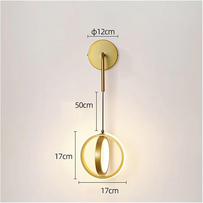 Modern Minimalist LED Wall Lamp Home Indoor Decor Wall Sconce for Living Room Bedroom,Delicate