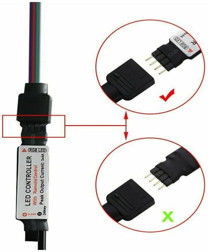asky DC 5V LED Strip Light USB Mood Color Changing Lights TV Backlight RGB + Remote (3m)