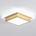 Modern LED Ceiling Light, Hallway Ceiling Light, 6000K Cold White Flush Mount Ceiling Lamp, Square Hallway Lighting Fixtures for Living Room Bedroom Bathroom Kitchen