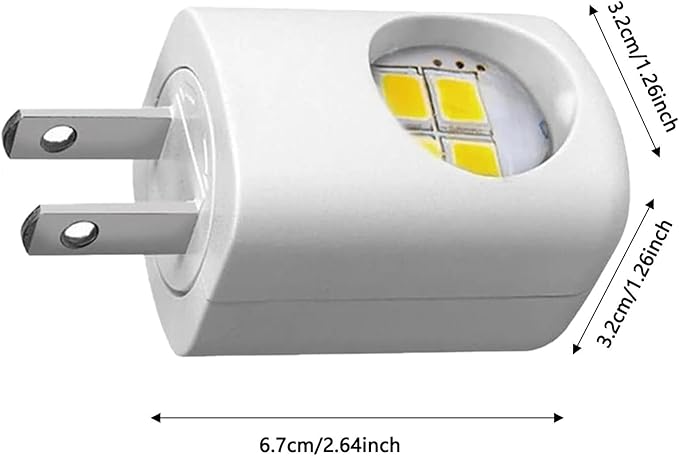 LED Wall Socket Night Light,Plug-in Night Light Motion Sensor,Mini Plug-in Energy Efficient Compact Nights Lamp Automatic Soft Warm White,360° Adjustable for Bedroom Bathroom Stairs Hallway (Black)