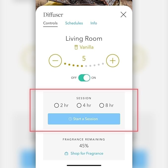 Aera Waterless Plug-in Essential Oil Diffuser for Large Rooms + Beach House Fragrance Capsule – Wi-Fi App & Alexa Control – Luxury Home Fragrance Scent Machine Starter Kit (Includes 1 Capsule)