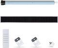 Solar Motorized Roller Shade Motor Kit, 10N.m High Torque for 1.57"-2" Tubes, 5000mAh Battery, Wireless Electric Blinds Retrofit, Heavy Duty Automatic Opener Remote (Φ40mm (1.57") Round Tube)