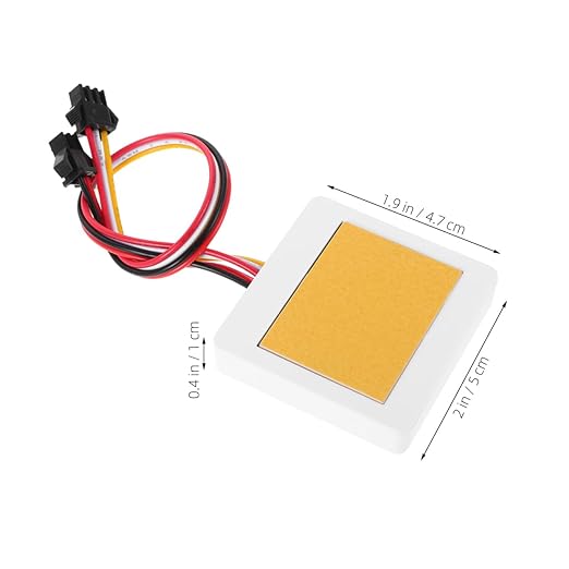 Square Touch Sensor Dimmer Switch Module for Vanity Mirror Led Light Control Energy Efficient Smart Bathroom Mirror Lamp Adapter Easy Installation