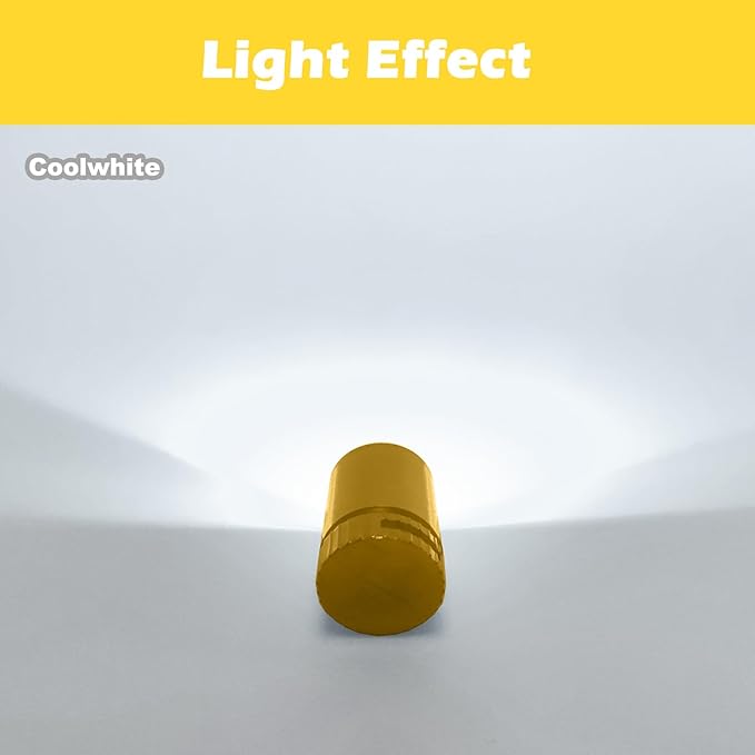 10 Pack Small Spotlight Battery Operated LED Lights, Warm White LED Wireless Miniature Spot Light for Artwork Painting,Jewelry Showcase Display,Closet,DIY Hand Craft (CoolWhite)