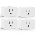 EIGHTREE Zigbee Smart Plug 15A, Energy Monitoring, 𝗭𝗶𝗴𝗯𝗲𝗲 𝗛𝘂𝗯 Required, ETL Certified, Smart Plugs That Compatible with Alexa & Home Assistant & SmartThings, 4 Packs