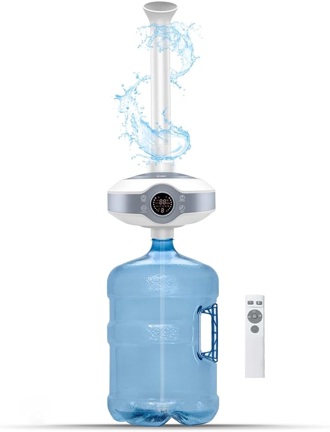 Humidifier Large Room 1000 sq.ft. Whole house & Commercial Humidifier 800ml/h Mist Output, Tankless Ultrasonic Cool Mist Industrial Humidifiers for Home, Office, Plants, Greenhouse, Warehouse