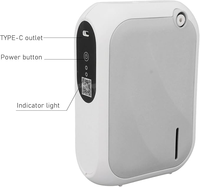 Smart Essential Oil Diffuser Aromatherapy Air Freshener with 140ML Oil Capacity 4 Speed Adjustment BT APP Control 200m Coverage for Home Office SPA (Grey)