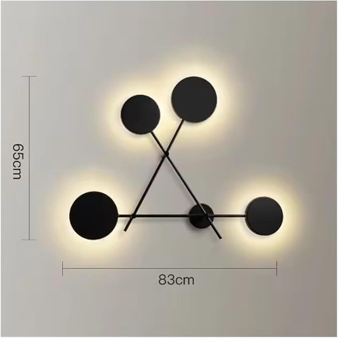 LED Wall Lamp Living Room Decoration Minimal Lamp Interior Wall Light Fixture Bedroom Wall Decoration Indoor Lighting for Home,Natural Style