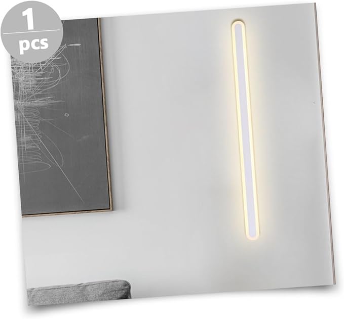 Minimalist Warm Night Light LED Bedside Wall Lamp for Bedroom and Living Room Energy Saving Iron Frame Wall Light Fixture for Cozy Home Decoration