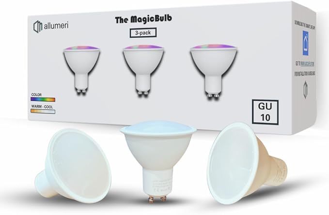 MR16 Smart LED Light Bulb, 50 Watt Equivalent, Energy Efficient 5W, GU10 Base, Dimmable, Color-Changing LED with App & Voice Control (3)
