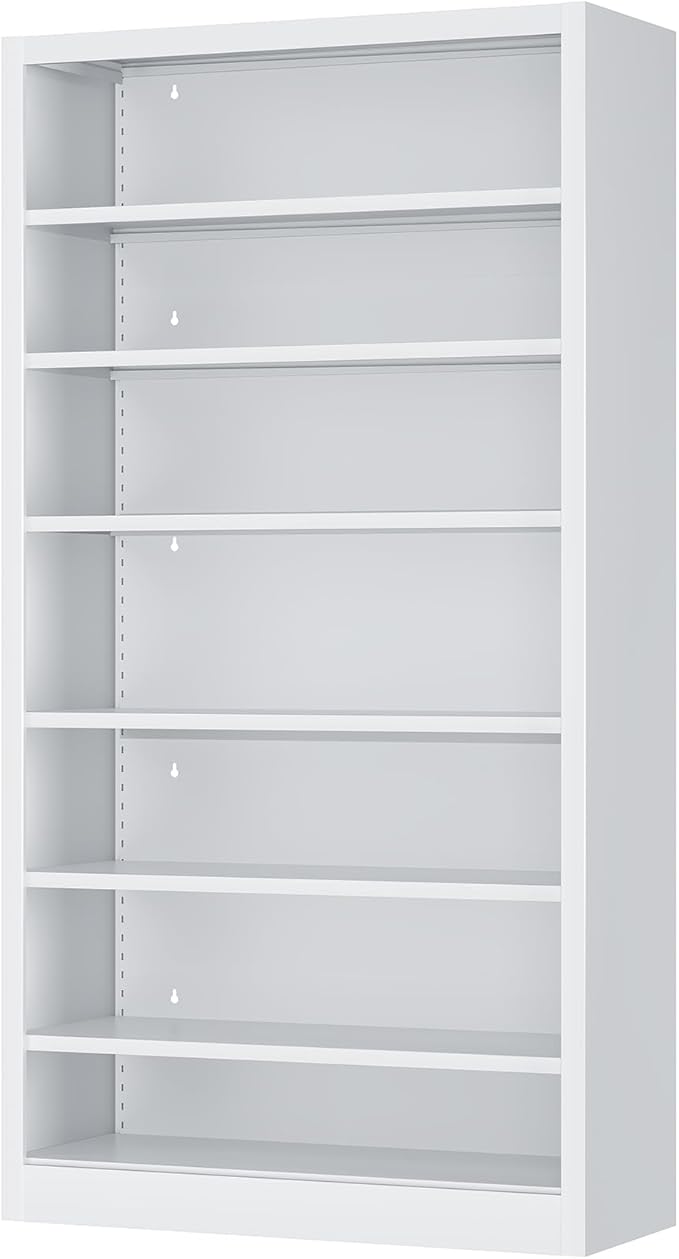 7-Tier Heavy Duty Metal Shoe Rack, 55" H Tall Shoe Storage Cabinet with Adjustable Shelves, Space-Saving Shoe Entryway Organizer for Hallway, Closet, Cloakroom, Garage