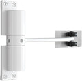 30kg Adjustable Tension Door Closer Automatic Safety Spring Heavy Duty Easy to Convert Hinged Doors to Self Closing(White)