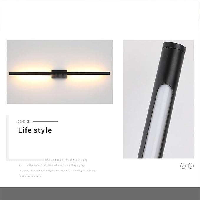 Linear LED Wall lamp, Simple and Stylish dimming Colour Matching Indoor Lighting, Intelligent Remote Control Freely Adjustable Light, Modern