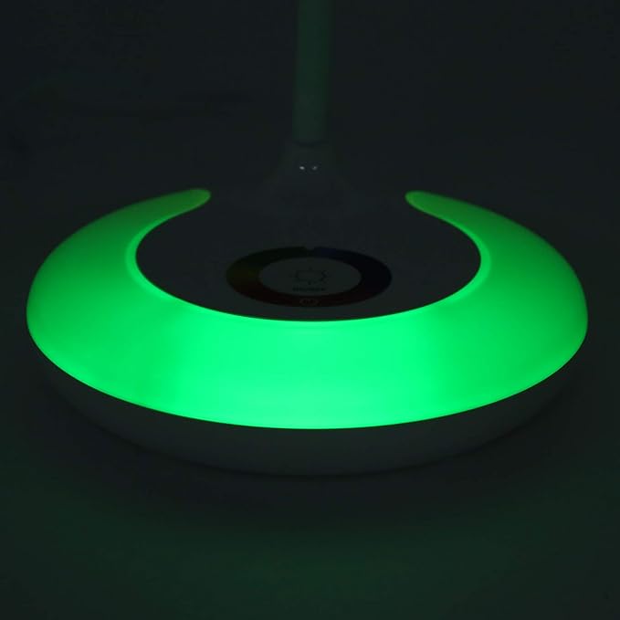 Keenso LED Table Lamp Eye Protection Touch Dimming Desk Light for Bedroom Reading Study Writing Office Supplies (Plug in Version)