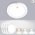 Motion Sensor Ceiling Light, 5CCT Selectable 24W 1500LM, 12 Inch LED Flush Mount Light Fixture Hard Wired, Motion Activated Lights Indoor for Hallway, Stairs, Laundry, Non-Dimmable - 4PK