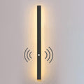 LED Rectangles Wall Lamp with Motion Sensor 3000K/4000K/6500K Indoor Black Sconce Long Bedside Lights Corridor Minimalist Style for Bedroom Kitchen