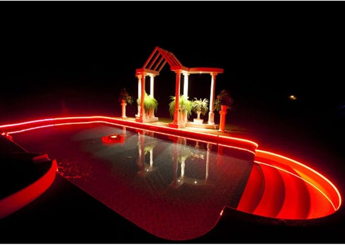 50FT/Roll 60LEDs/M 24V 5050 IP67 Waterproof RGB LED Flexible Strip Light w/Bluetooth Remote & Controller(Waterproof) and Power Supply(Waterproof)