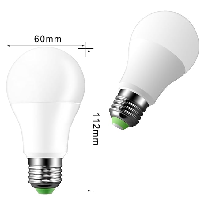 Droiee Dimmable E26 Warm LED Light Bulb, 6W RGBW Color 500LM with 16 Color Changing Modes for Christmas, Party etc with Remote Control 1PCS