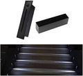 Recessed LED Step Lights Stair Light Indoor, 90-265V 3W Not Waterproof for Stairs/Decks/Steps/Door Side/Hallway/Doorway/Paths Lighting 1PCS-4000K Brushed Black