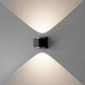 Tubicen Wall Sconces Indoor Hardwired Dimmable Movie Theater Sconces Lighting Square Modern 10W Bright LED Up and Down Wall Lights for Living Room Hallway Stairway 3000K Wide Area Illumination