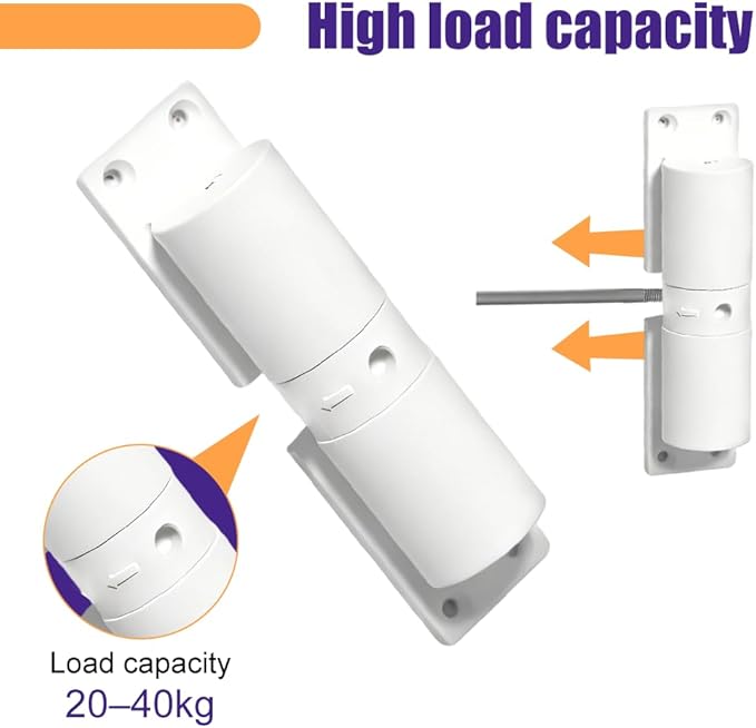 Automatic Door Closer, Adjustable Door Spring Closer Quiet & Heavy Duty Doors Stopper for Home & Commercial Use