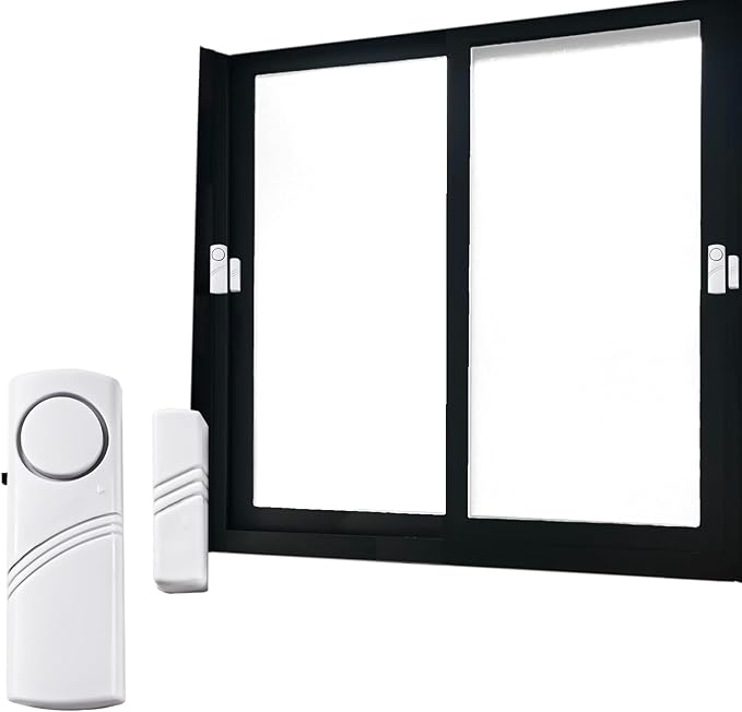 4 Pack Door Window Alarm,Home Magnetic Sensor Alarm,Home Security System Alert, Door Sensor Alert for Kids Safety Toddler, House, Office