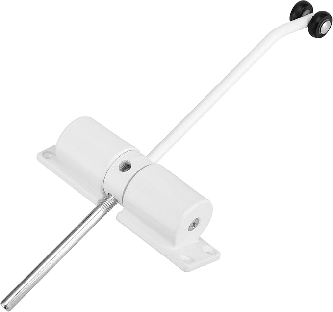 4 Pack White Door Closer - Automatic Self-Closing Door Slower, Adjustable Residential and Commercial Use, Easy to Install