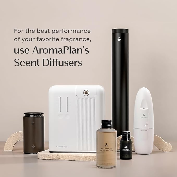 AromaPlan Hotel Scents Vanilla Birch 5 Fl Oz (148ml), Home Luxury Aroma & Hotel Fragrance Diffuser Oil- Hotel Diffuser Oil for Aromatherapy- USA Made, Bigger Bottle, Bolder Aroma & Longer Lasting