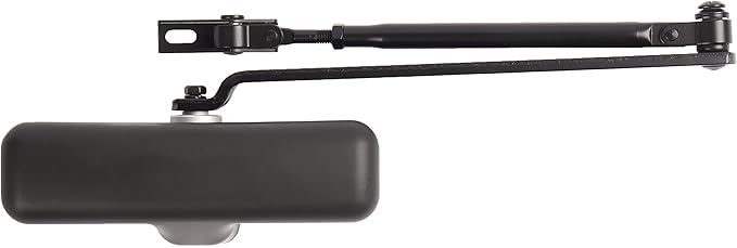 Heavy Duty Residential Door Closer UL Listed, White (Matte Black)