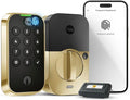 Yale Assure Lock 2 Touch Deadbolt, Lifetime Brass Keyed Smart Entry Door Lock with Wi-Fi Connected Keypad and Fingerprint Scanner for Code Entry and Remote Access, YRD410-F-WF1-P05