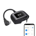 EIGHTREE Outdoor Smart Plug Waterproof IP44, Smart Outlet Plug with 2 Independently Controlled Outlets, Compatible with Alexa and Google Assistant, Voice & Remote Control, Timer&Schedule, 2.4GHz Only