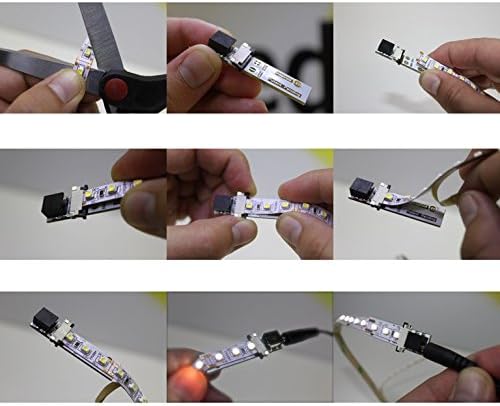 Inspired LED - Light Strip - Cut and Connect Kit - Super Bright Cool White 6000K - 39.5 ft / 12M - Strip Lighting LED - Dimmable led