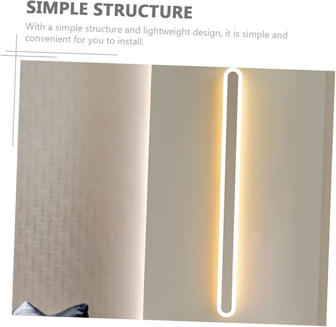 Minimalist Warm Night Light LED Bedside Wall Lamp for Bedroom and Living Room Energy Saving Iron Frame Wall Light Fixture for Cozy Home Decoration
