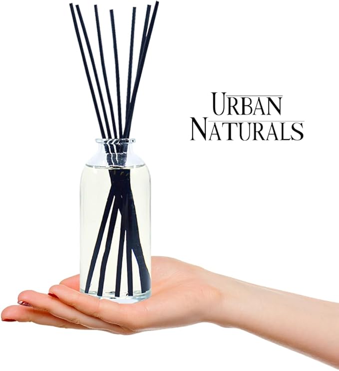 Urban Naturals Vanilla Bean Scented Oil Reed Diffuser Gift Set | Vanilla Cream, Amber & Sweet Tonka Bean | Made in the USA