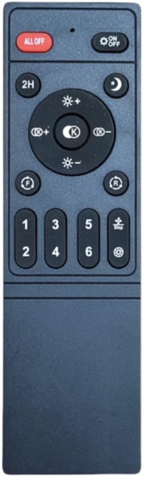Ceiling Fan Remote Control Kit, Remote Control For Ceiling Fan Light Featuring 6-Speed Settings, Smooth Dimming And Frequency Conversion Receiver For AC LED Lighting(infrared remote control)