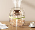 105 oz (3000ml) Essential Oil Aromatherapy Diffuser, Transparent Dual Spray Large Capacity Humidifier with Night Light for Large Rooms, Office, Home, Spa, Yoga, Bedroom, Gym (Green)